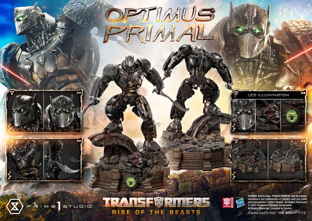 Transformers: Rise of the Beasts Museum Masterline Statue Optimus Primal 72 cm Prime 1 Studio
