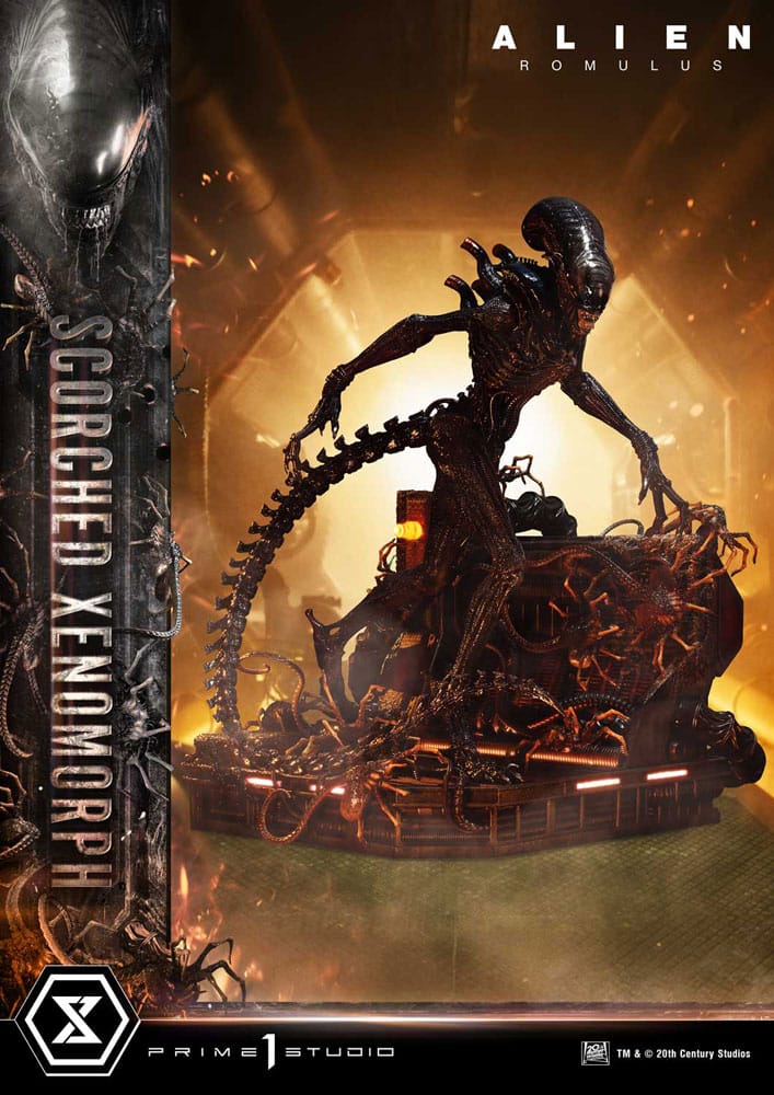 Alien: Romulus Museum Masterline XL Statue 1/3 Scorched Xenomorph 98 cm