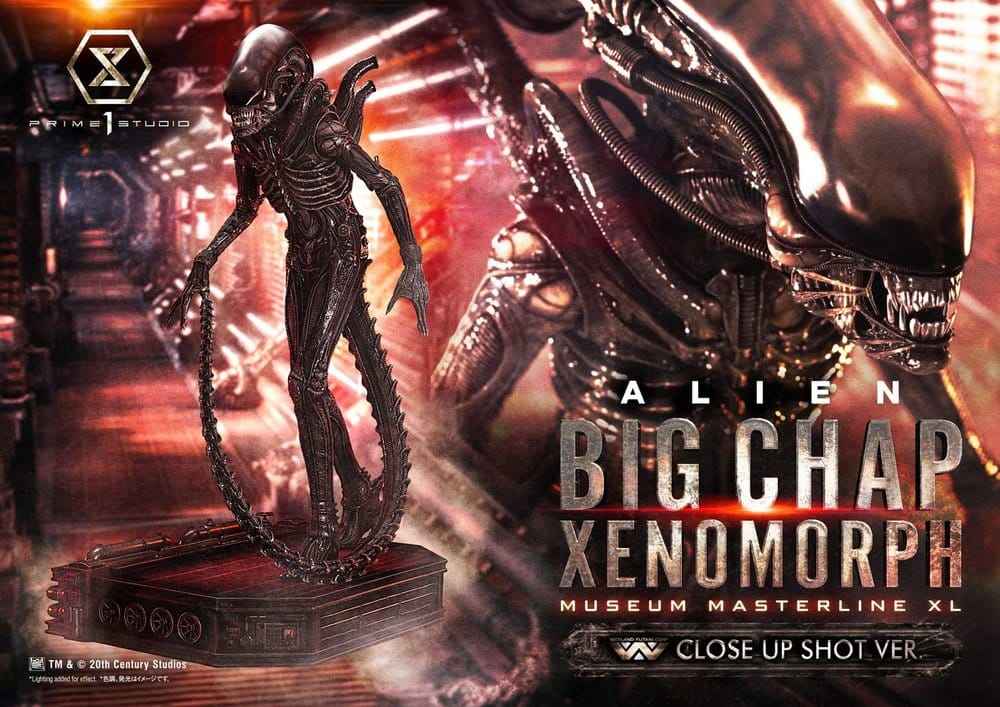 Alien (Film) Museum Masterline XL Statue 1/3 Big Chap Xenomorph Close Up Shot Ver. 100 cm