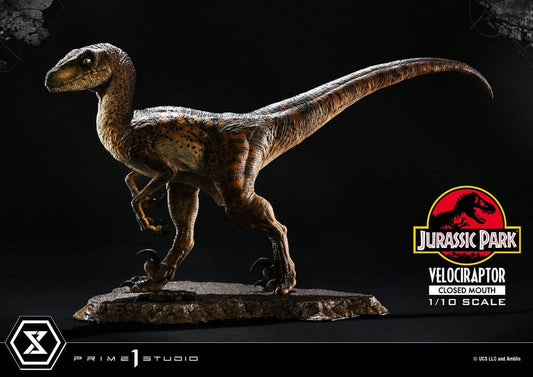 Jurassic Park Prime Collectibles Statue 1/10 Velociraptor Closed Mouth 19 cm Statues
