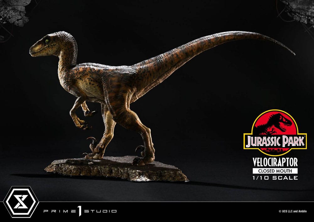 Jurassic Park Prime Collectibles Statue 1/10 Velociraptor Closed Mouth 19 cm Statues