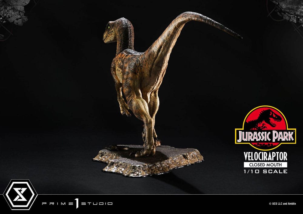 Jurassic Park Prime Collectibles Statue 1/10 Velociraptor Closed Mouth 19 cm Statues