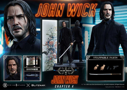 John Wick Chapter 4 Ultimate Premium Masterline Series Statue 1/4 John Wick Deluxe Version 54 cm Prime 1 Studio