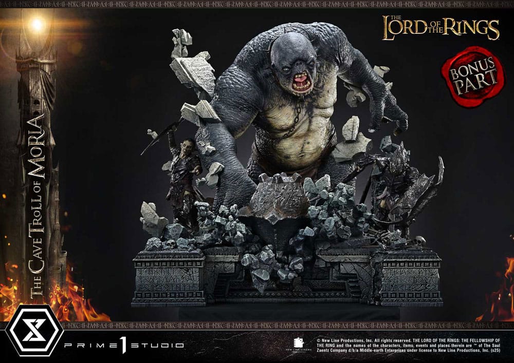 The Lord of the Rings Premium Masterline Series Statue 1/6 Cave Troll of Moria Bonus Version 91 cm Statues