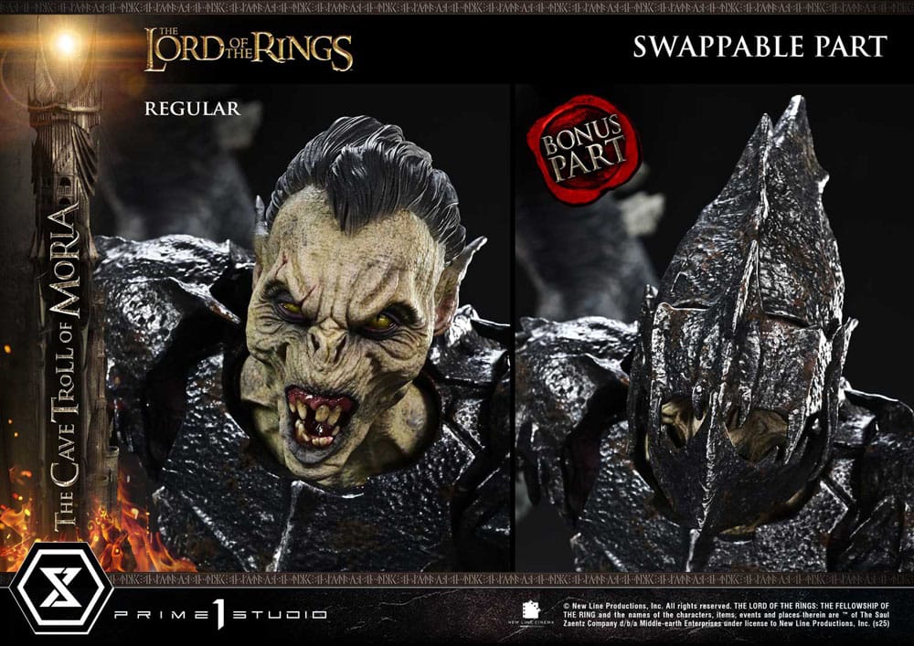 The Lord of the Rings Premium Masterline Series Statue 1/6 Cave Troll of Moria Bonus Version 91 cm