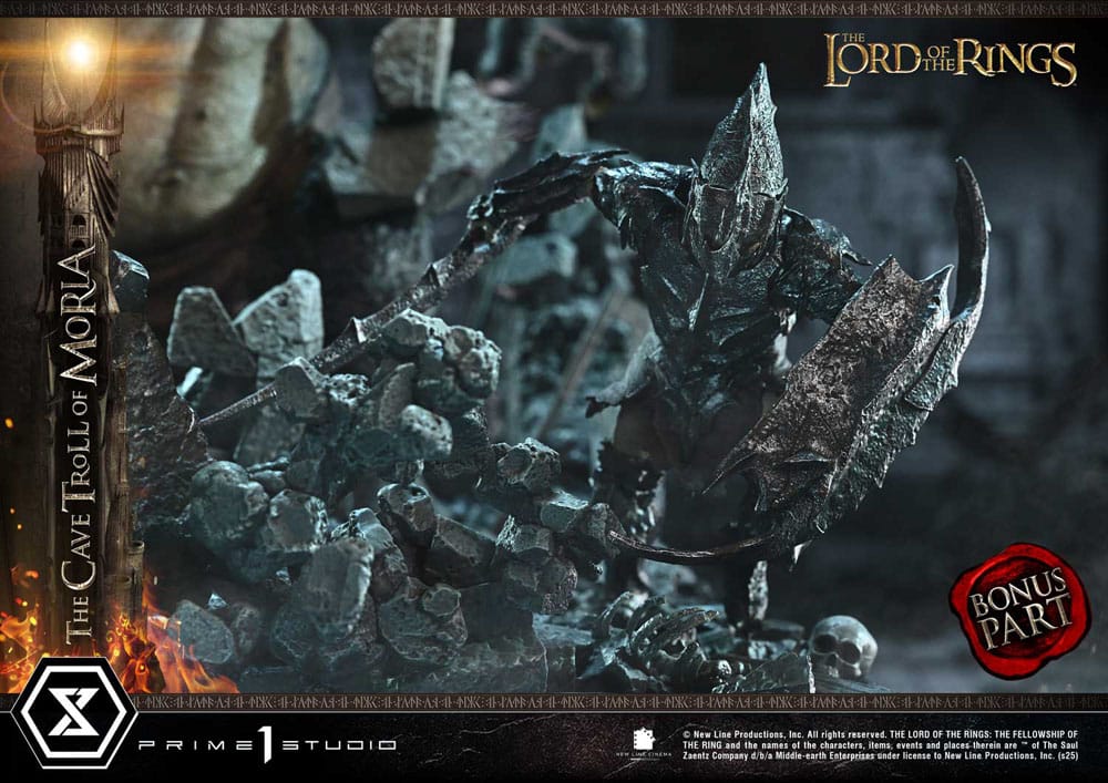 The Lord of the Rings Premium Masterline Series Statue 1/6 Cave Troll of Moria Bonus Version 91 cm