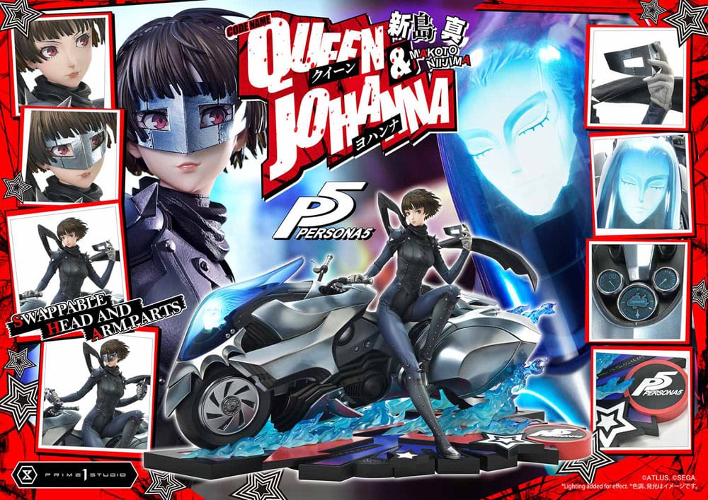 Persona 5 Premium Masterline Series Statue 1/4 Makoto Niijima "Queen" & Johanna Bonus Version 42 cm Prime 1 Studio