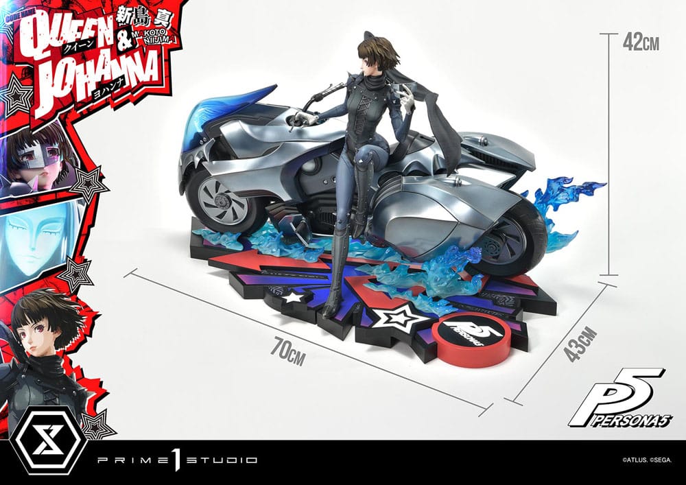 Persona 5 Premium Masterline Series Statue 1/4 Makoto Niijima "Queen" & Johanna Bonus Version 42 cm Prime 1 Studio