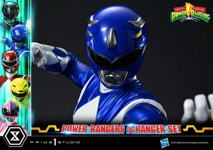 Mighty Morphin Power Rangers Premium Masterline Set of 5 Statues 1/4 Deluxe Bonus Version 62 cm