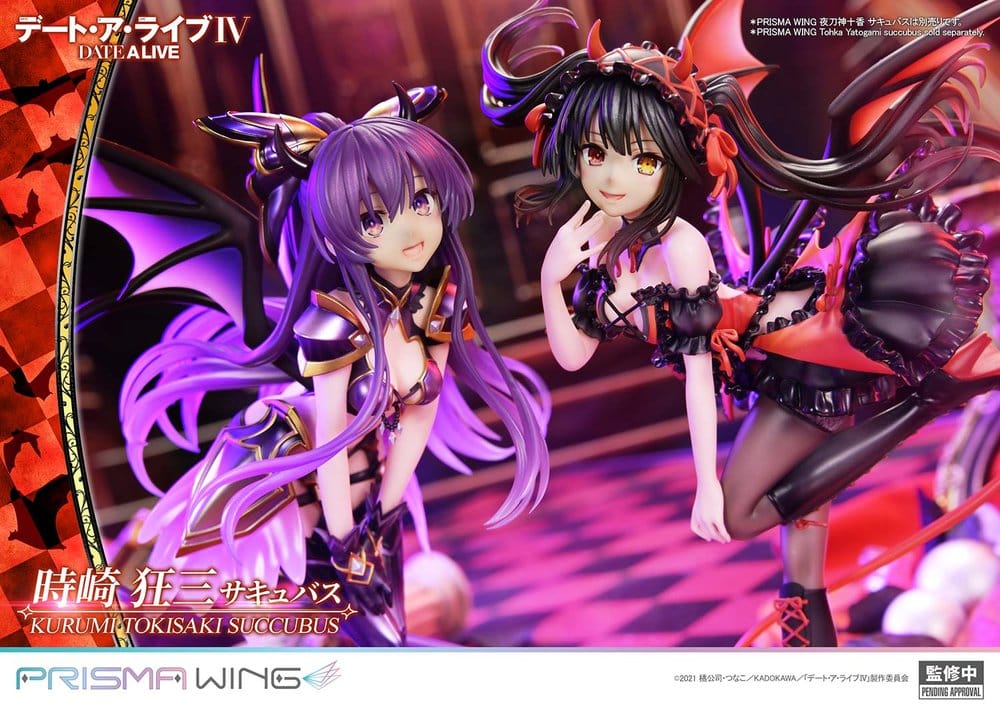 Date A Live Prisma Wing PVC Statue 1/7 Kurumi Tokisaki succubus 25 cm Prime 1 Studio