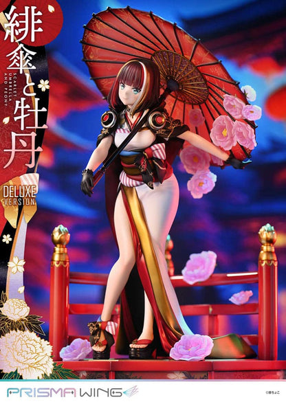 Original Illustration by Fuzichoco Prisma Wing PVC Statue 1/7 Scarlet Umbrella And Peony Deluxe Version 32 cm Prime 1 Studio