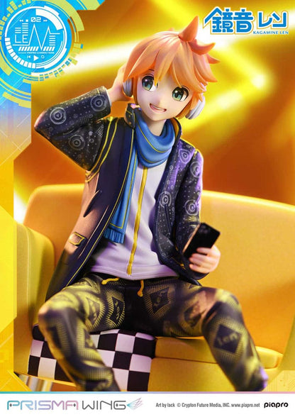Vocaloid Piapro Characters Prisma Wing PVC Statue 1/7 Kagamine Len (Art by lack) 18 cm Prime 1 Studio