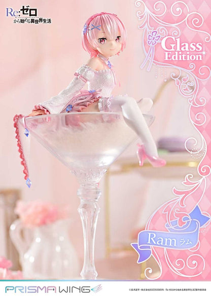 Re:ZERO Starting Life in Another World Prisma Wing PVC Statue 1/7 Ram Glass Edition 24 cm