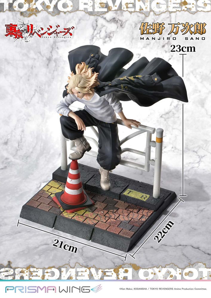 Tokyo Revengers Prisma Wing PVC Statue 1/7 Manjiro Sano 23 cm Statues