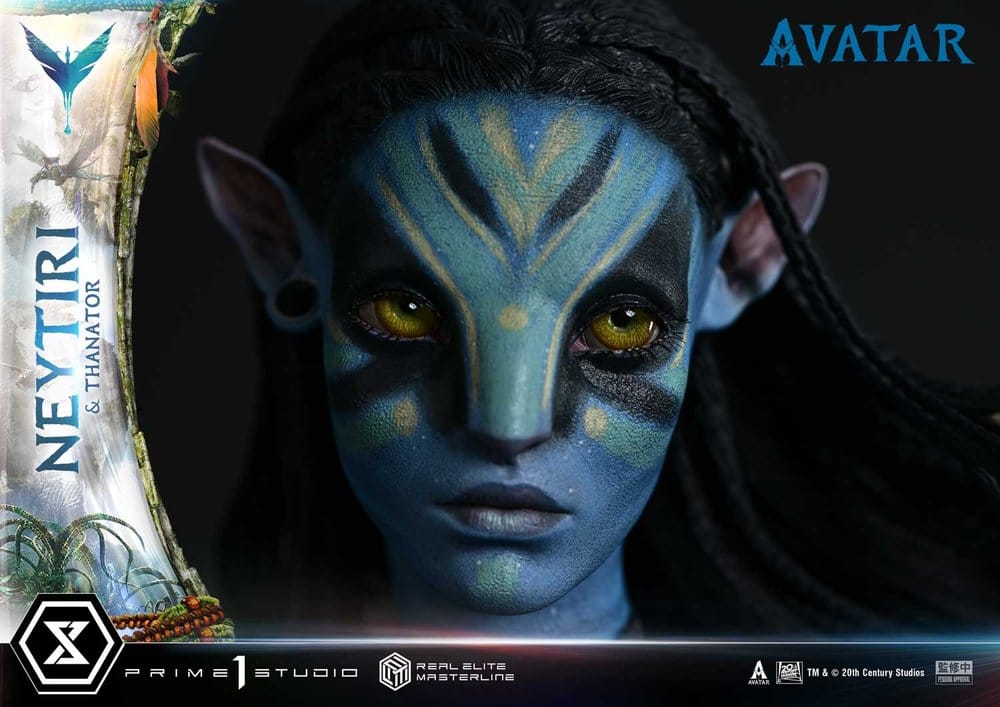 Avatar (Film) Real Elite Masterline Series Statue 1/4 Neytiri & Thanator 75 cm Prime 1 Studio