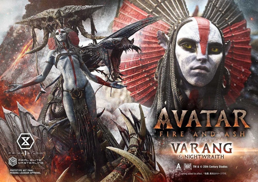 Avatar: Fire and Ash (Film) Real Elite Masterline Series Statue 1/4 Varang & Nightwraith Avatar Legacy Collection Bonus Version 96 cm Prime 1 Studio