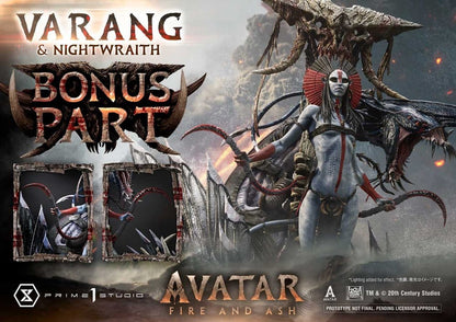 Avatar: Fire and Ash (Film) Real Elite Masterline Series Statue 1/4 Varang & Nightwraith Avatar Legacy Collection Bonus Version 96 cm Prime 1 Studio