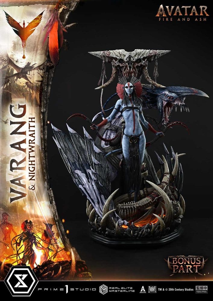 Avatar: Fire and Ash (Film) Real Elite Masterline Series Statue 1/4 Varang & Nightwraith Avatar Legacy Collection Bonus Version 96 cm Prime 1 Studio