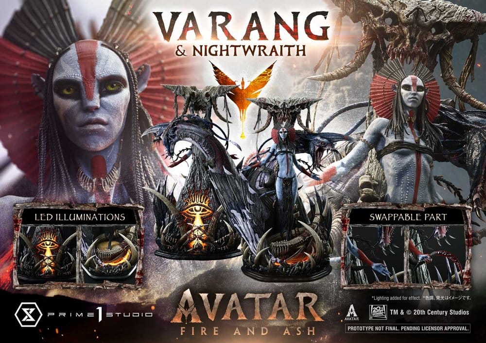 Avatar: Fire and Ash (Film) Real Elite Masterline Series Statue 1/4 Varang & Nightwraith Avatar Legacy Collection Bonus Version 96 cm Prime 1 Studio