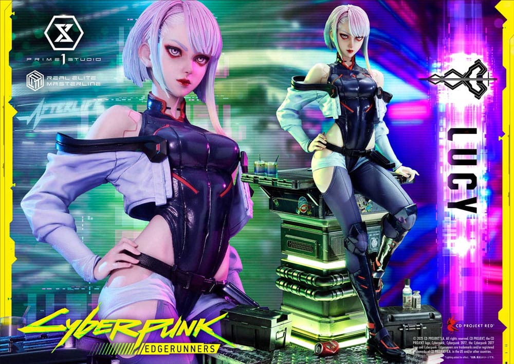 Cyberpunk: Edgerunners Real Elite Masterline Series Statue 1/4 Lucy 50 cm Prime 1 Studio