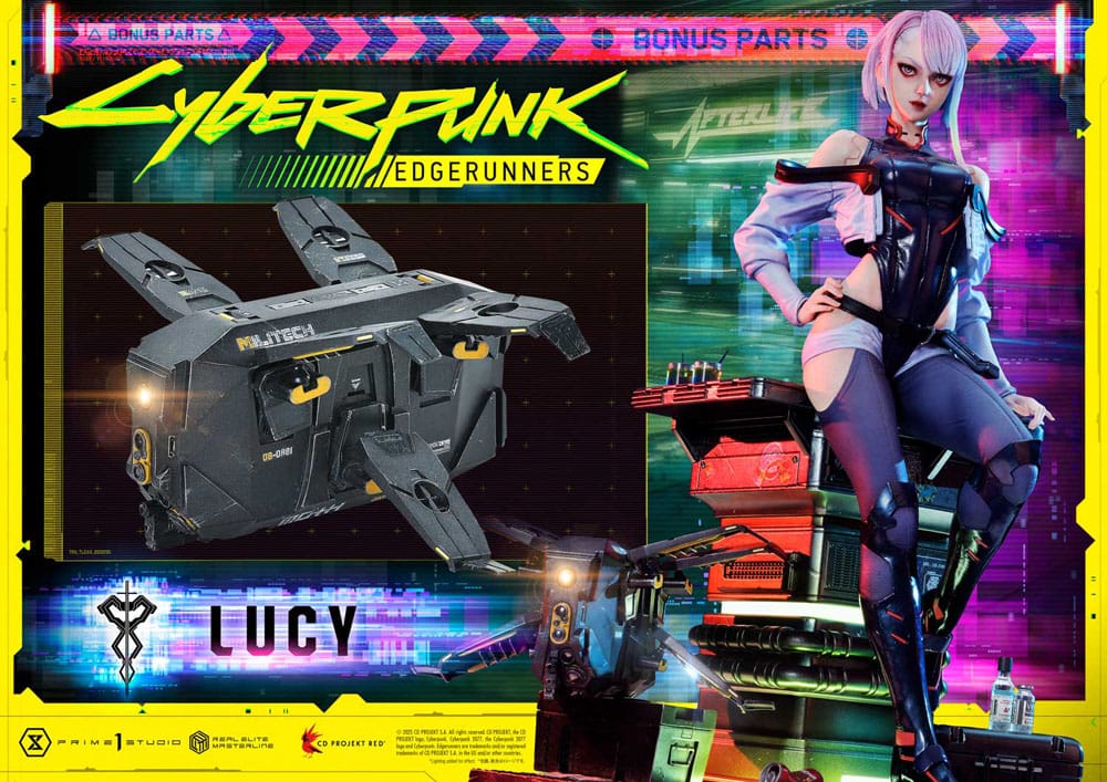 Cyberpunk: Edgerunners Real Elite Masterline Series Statue 1/4 Deluxe Bonus Version 50 cm Prime 1 Studio
