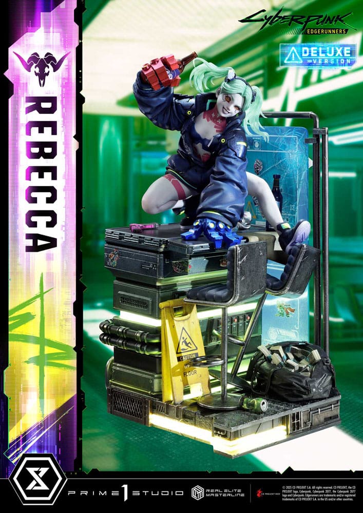 Cyberpunk: Edgerunners Real Elite Masterline Series Statue 1/4 Rebecca Deluxe Version 54 cm