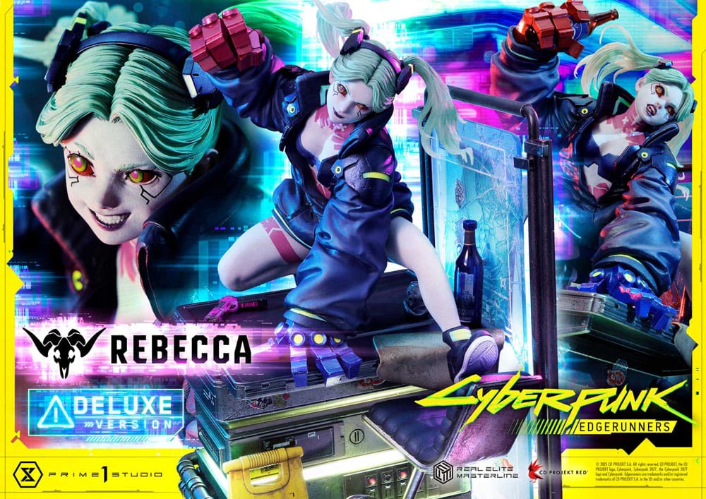 Cyberpunk: Edgerunners Real Elite Masterline Series Statue 1/4 Rebecca Deluxe Bonus Version 54 cm Prime 1 Studio