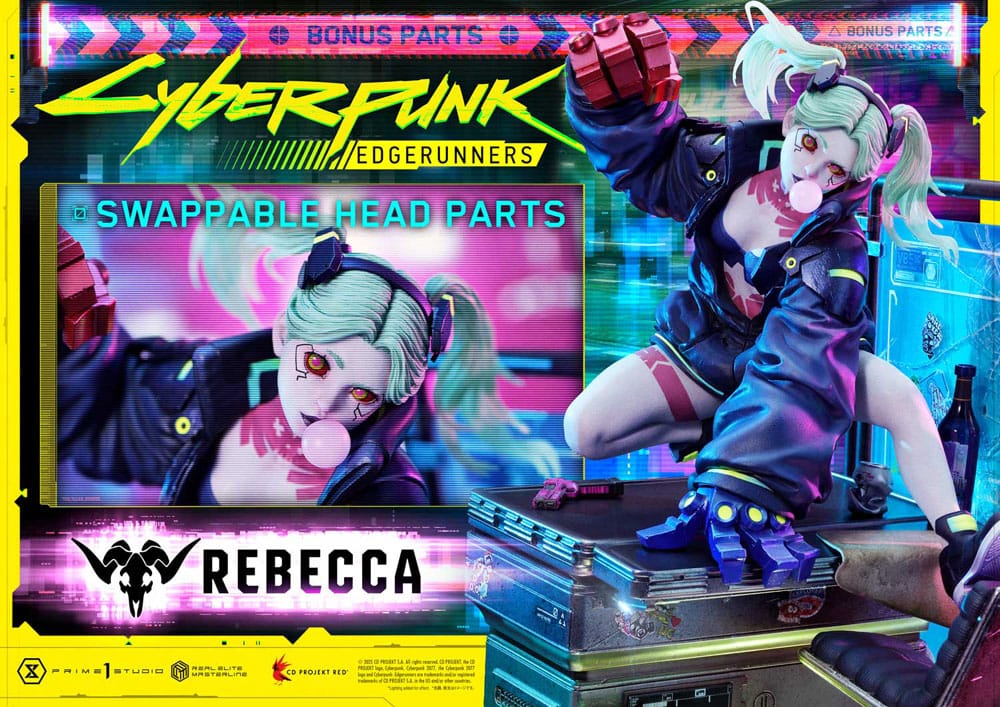Cyberpunk: Edgerunners Real Elite Masterline Series Statue 1/4 Rebecca Deluxe Bonus Version 54 cm Prime 1 Studio
