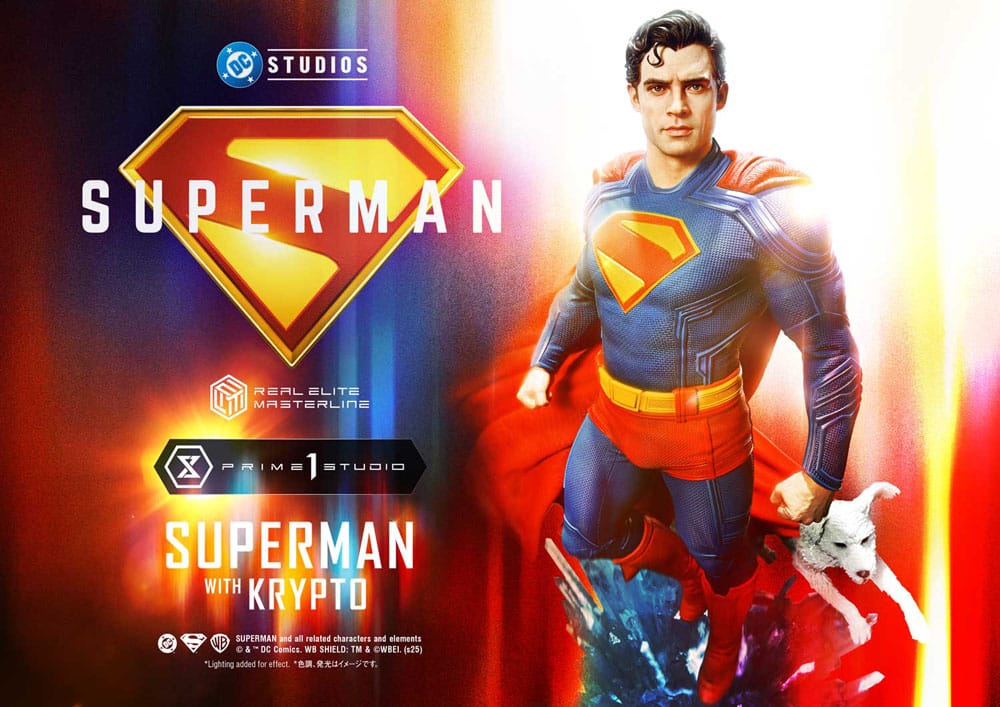 Superman (2025) Real Elite Masterline Series Statue 1/3 Superman with Krypto 95 cm Prime 1 Studio
