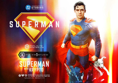 Superman (2025) Real Elite Masterline Series Statue 1/3 Superman with Krypto 95 cm Prime 1 Studio