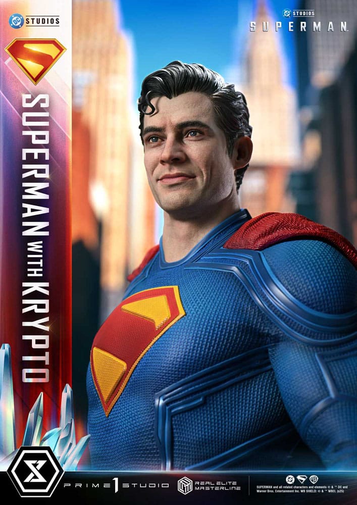 Superman (2025) Real Elite Masterline Series Statue 1/3 Superman with Krypto 95 cm Prime 1 Studio