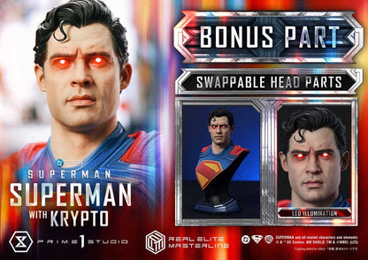 Superman (2025) Real Elite Masterline Series Statue 1/3 Superman with Krypto Bonus Version 95 cm Prime 1 Studio