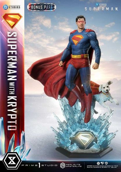 Superman (2025) Real Elite Masterline Series Statue 1/3 Superman with Krypto Bonus Version 95 cm Prime 1 Studio