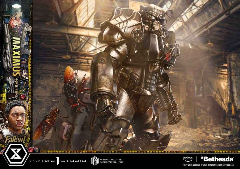 Fallout Real Elite Masterline Statue 1/4 Maximus Power Armor 67 cm