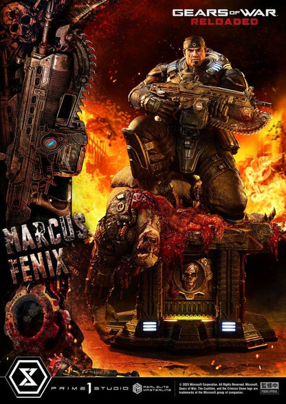 Gears of War: Reloaded Real Elite Masterline Series Statue 1/3 Marcus Fenix Ultimate Version 97 cm