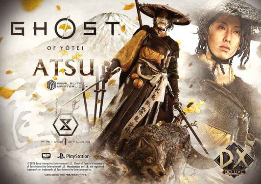 Ghost of Yotei Real Elite Masterline Statue 1/4 Atsu Deluxe Version 59 cm