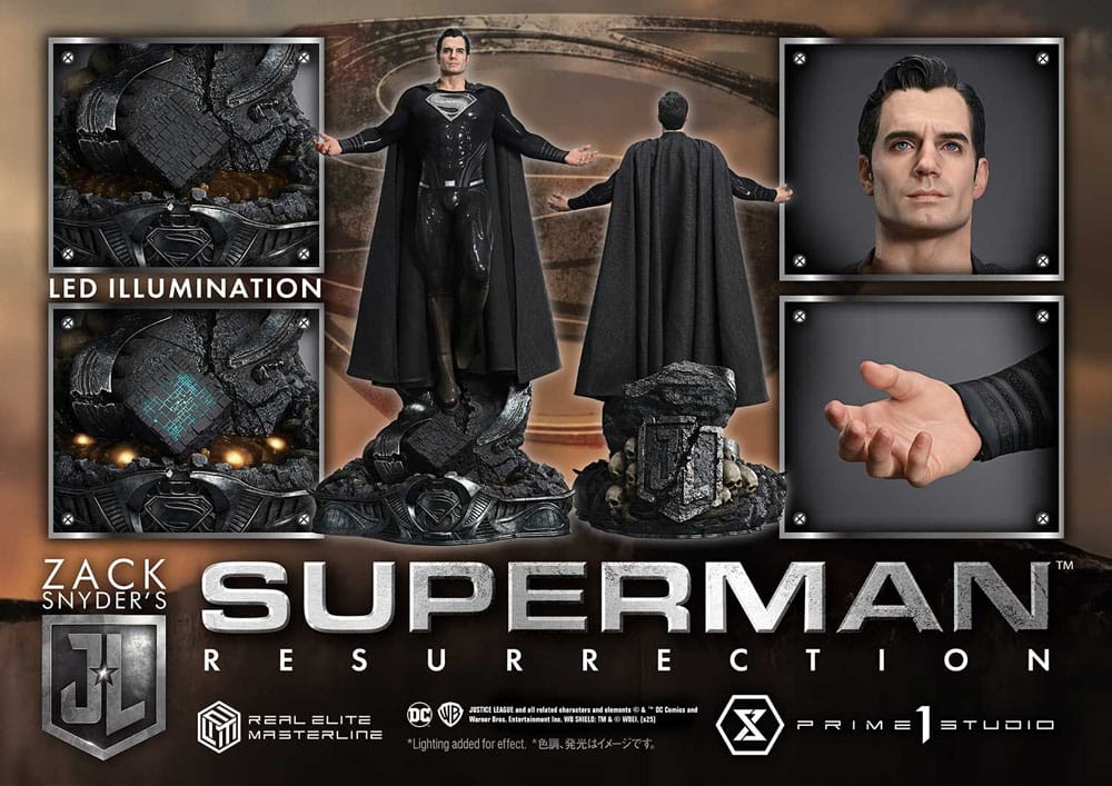Zack Snyder's Justice League Real Elite Masterline Series Statue 1/3 Superman Resurrection Deluxe Ver. 95 cm Prime 1 Studio