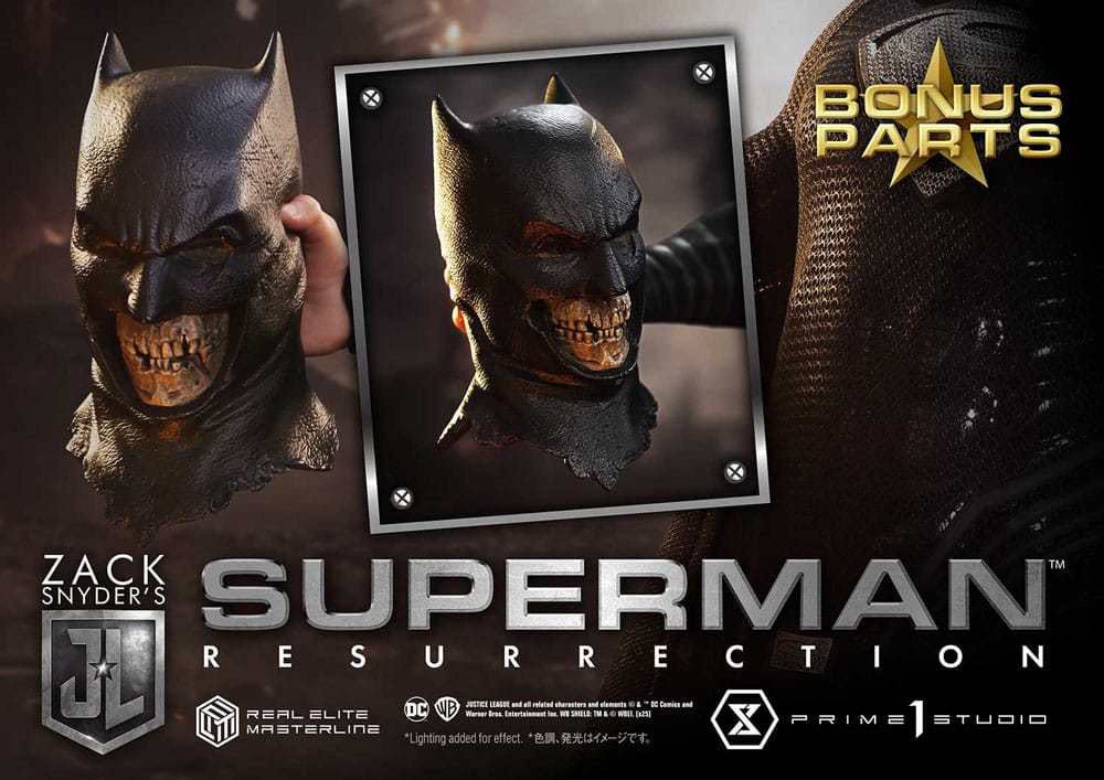 Zack Snyder's Justice League Real Elite Masterline Series Statue 1/3 Superman Resurrection Deluxe Bonus Ver. 95 cm Prime 1 Studio