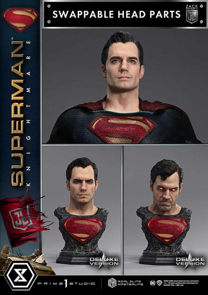 Zack Snyder's Justice League Real Elite Masterline Series Statue 1/3 Superman Knightmare Color Edition Deluxe Ver. 95 cm Prime 1 Studio