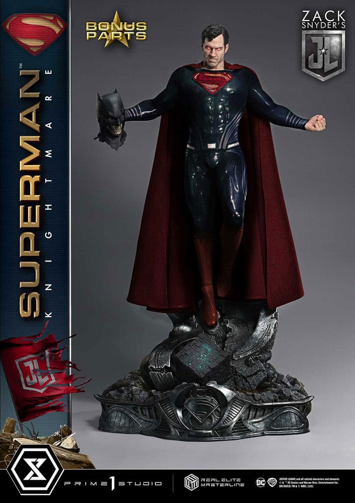 Zack Snyder's Justice League Real Elite Masterline Series Statue 1/3 Superman Knightmare Color Edition Deluxe Bonus Ver. 95 cm Prime 1 Studio