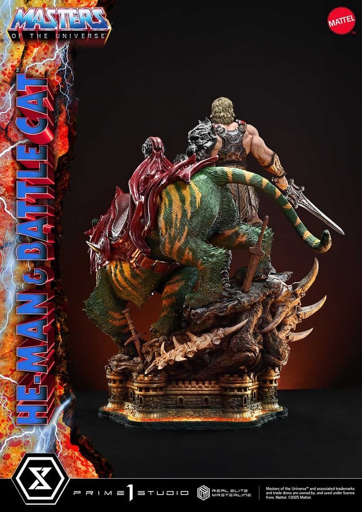 Masters of the Universe Real Elite Masterline Series Statue 1/4 He-Man & Battle Cat 86 cm Prime 1 Studio