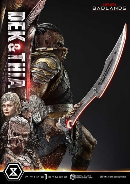 Predator Real Elite Masterline Statue 1/3 Badlands Dek & Thia 87 cm