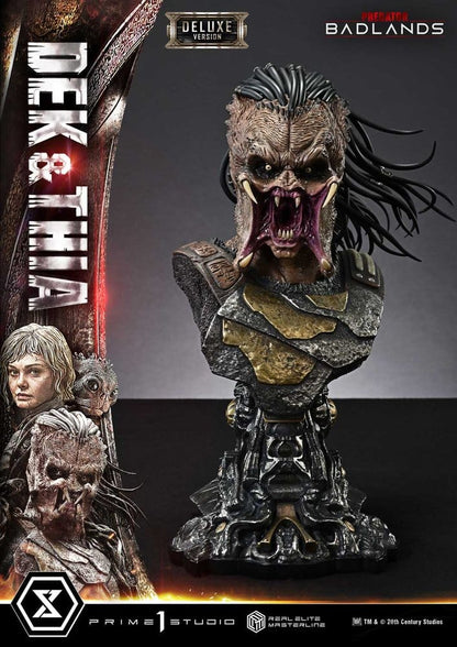 Predator Real Elite Masterline Statue 1/3 Badlands Dek & Thia Deluxe Version 87 cm