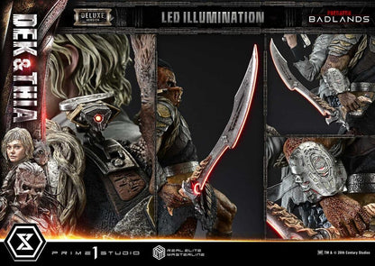 Predator Real Elite Masterline Statue 1/3 Badlands Dek & Thia DX Bonus Version 87 cm