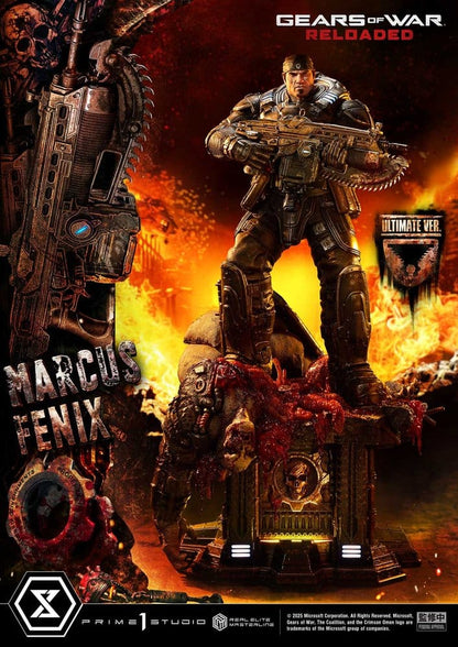 Gears of War: Reloaded Real Elite Masterline Series Statue 1/3 Marcus Fenix Ultimate Version 97 cm Prime 1 Studio
