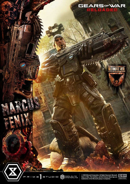 Gears of War: Reloaded Real Elite Masterline Series Statue 1/3 Marcus Fenix Ultimate Version 97 cm Prime 1 Studio