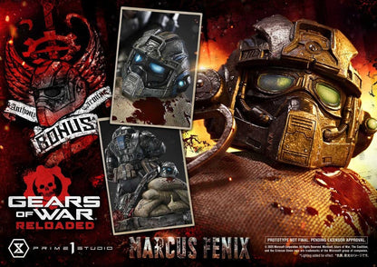 Gears of War: Reloaded Real Elite Masterline Series Statue 1/3 Marcus Fenix Ultimate Bonus Version 97 cm Prime 1 Studio