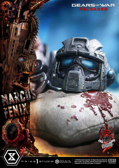 Gears of War: Reloaded Real Elite Masterline Series Statue 1/3 Marcus Fenix Ultimate Bonus Version 97 cm Prime 1 Studio