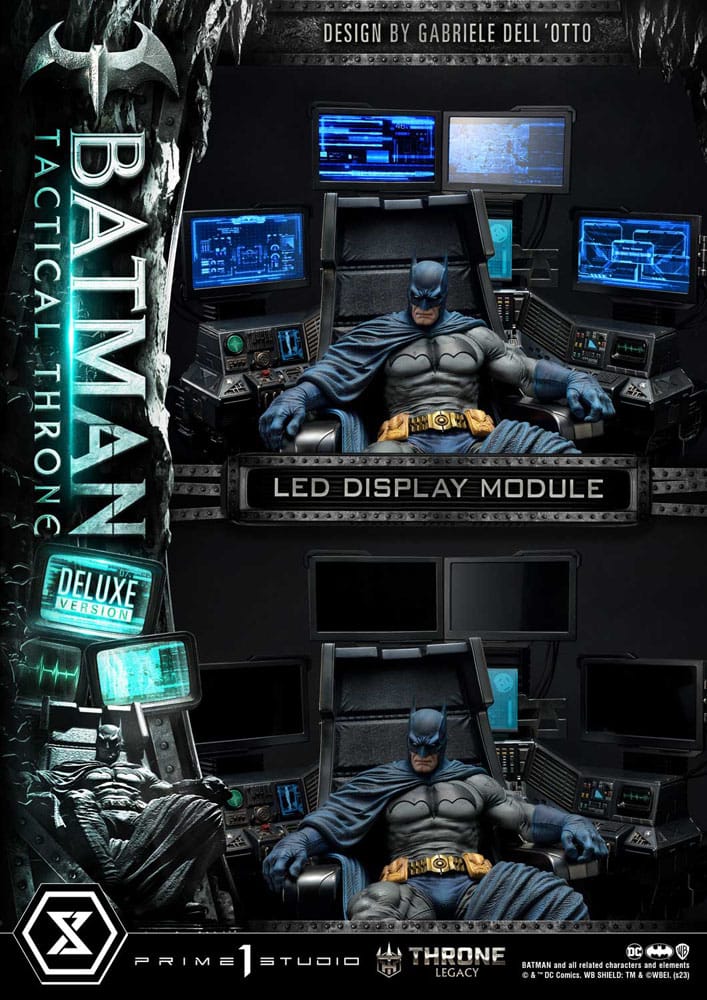 DC Comics Throne Legacy Collection Statue 1/3 Batman Tactical Throne Deluxe Version 57 cm Statues