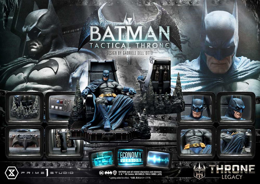 DC Comics Throne Legacy Collection Statue 1/3 Batman Tactical Throne Economy Version 46 cm Prime 1 Studio